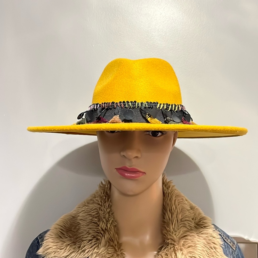 Wide Brim Fedora Hat